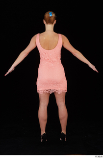 Chrissy Fox dress pink dress standing whole body 0013.jpg